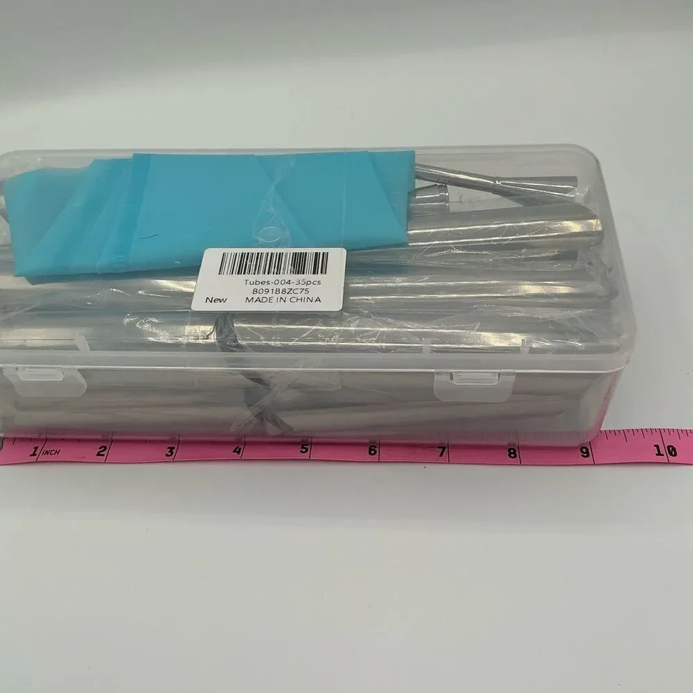Grehge Chusen 35pcs Cream Horn Mold, Cannoli Forms Tubes Kits NWT